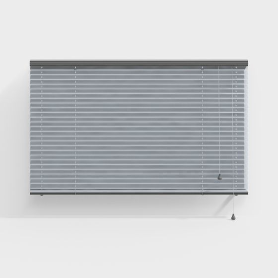 Sleek Low-Polygon Shutter 3D model