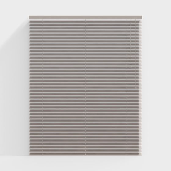 Elegant Low-Polygon Shutter 3D model