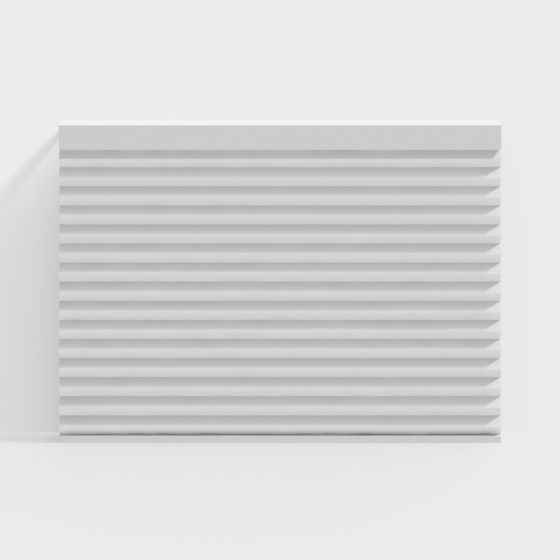 Modern Louvered Window 3D model