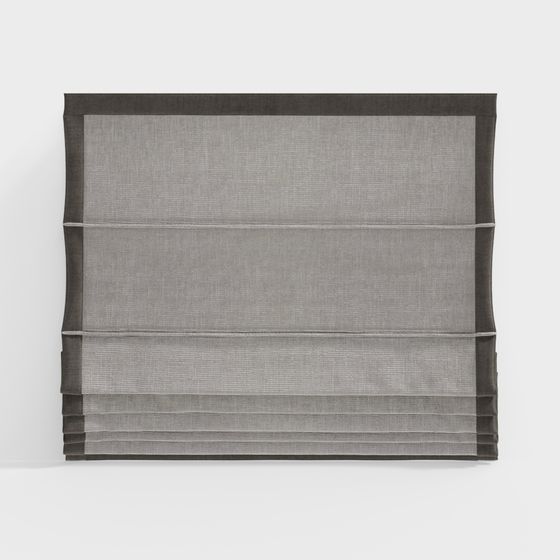 Elegant Low-Poly Blinds 3D model for Modern Interiors