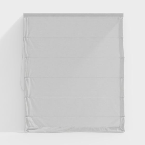 Minimalist Louvered Window Shutter 3D model