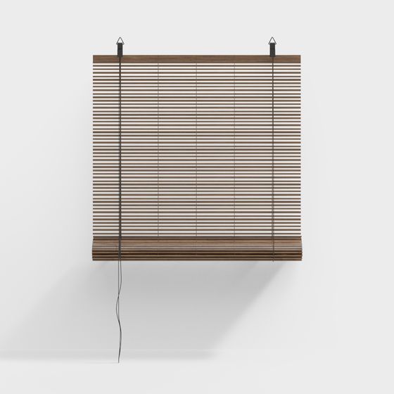 Stylish Wooden Shutters 3D model