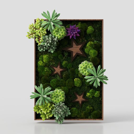 植物のシェルウォール