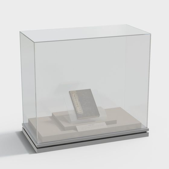 Museum Display Case 3D model