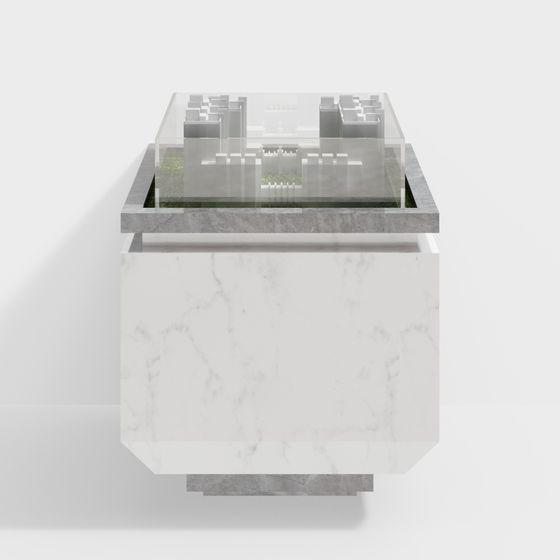 Urban Skyline 3D Model