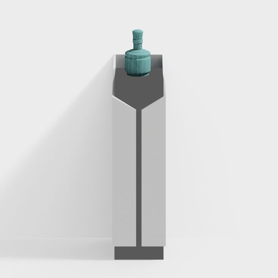 Urban Corner Serenity Low-Polygon 3D model for Creative Projects