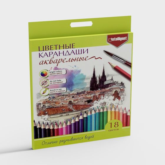 Colorful Pencil Box 3D model