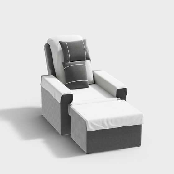 Comfortable Lounge Chair 3D model