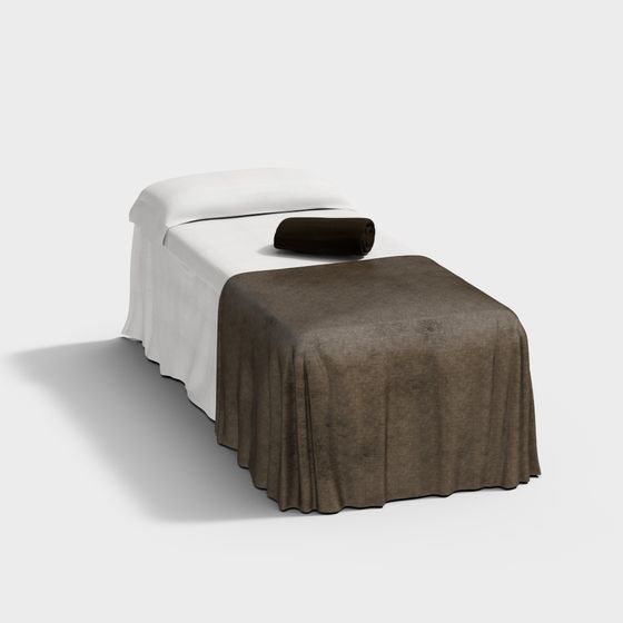 Spa Bed 3D Model for Interior Design and VR