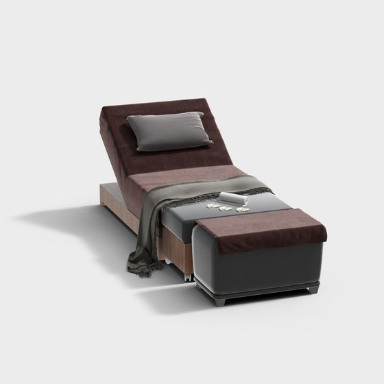 Cozy Lounger 3D model - Modern and Luxurious