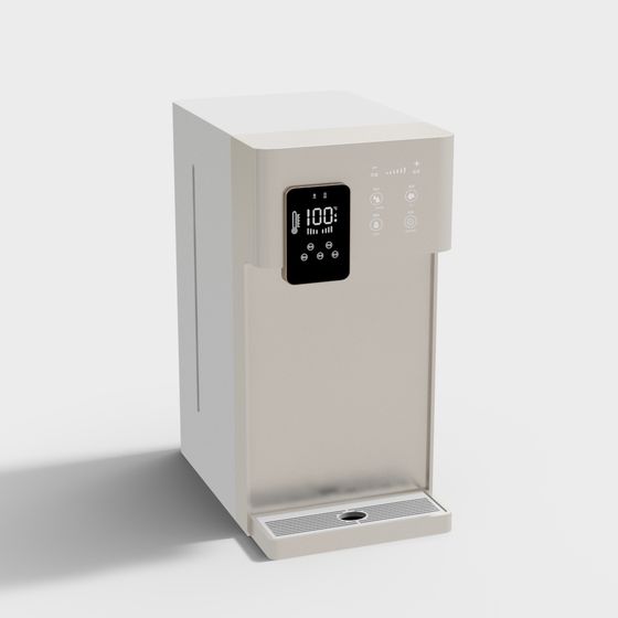 Modern Minimalist Smart Water Dispenser 3D model