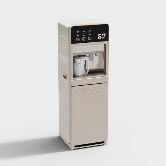 Smart Water Dispenser 3D Model for Modern Interiors