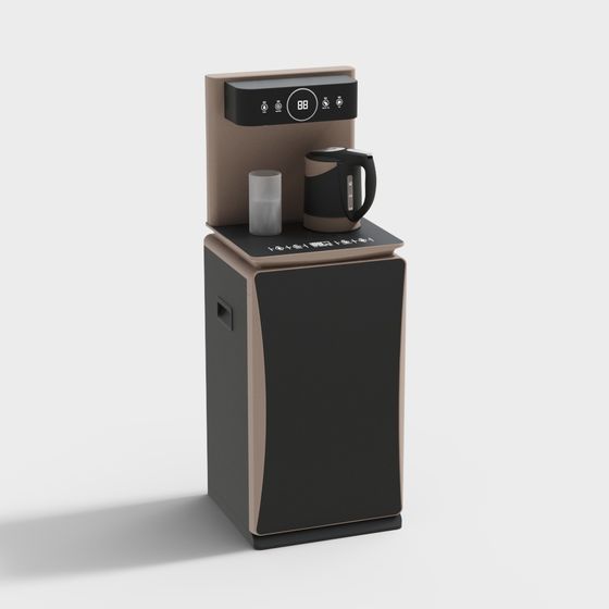 Modern Low-Poly Smart Water Dispenser 3D model