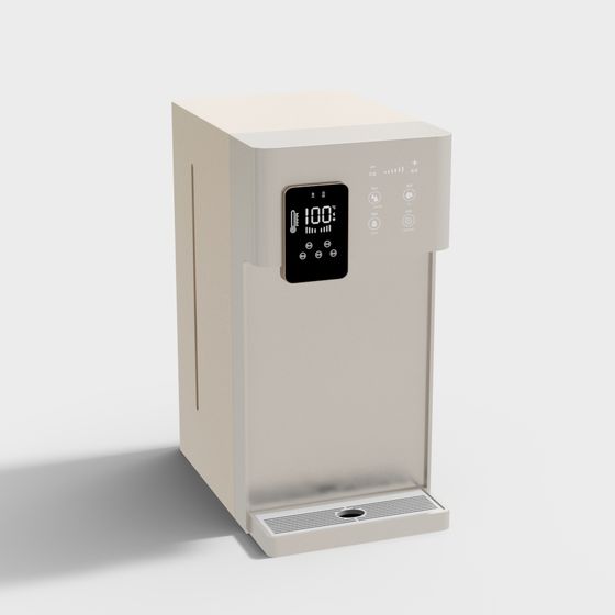 Smart Water Dispenser 3D model for Modern Interiors