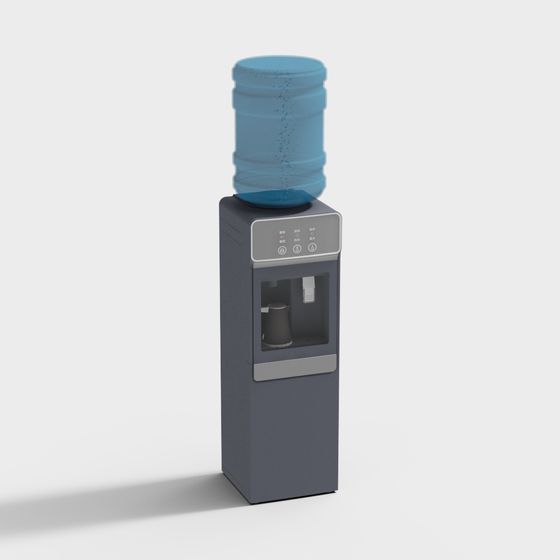 Stylish Water Dispenser 3D Model for Modern Designs