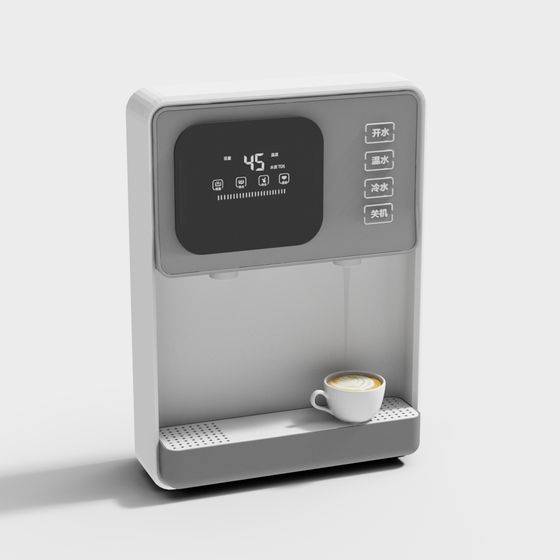 Smart Water Dispenser 3D Model for Modern Aesthetics