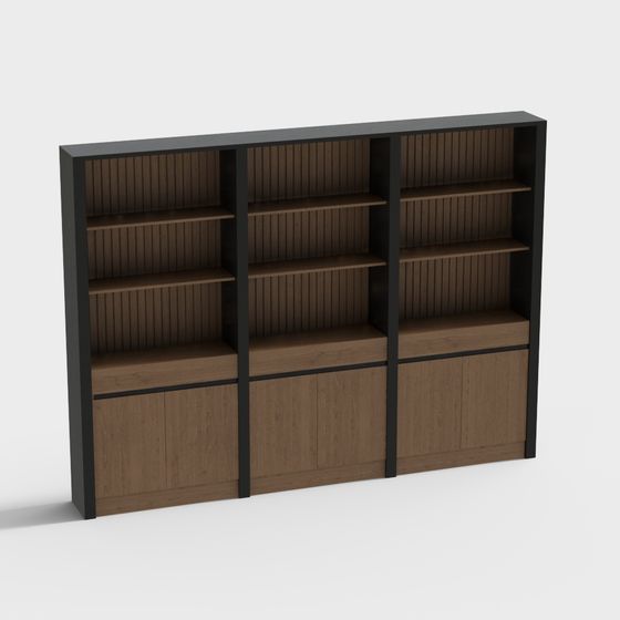 Urban Elegance Bookshelf 3D model