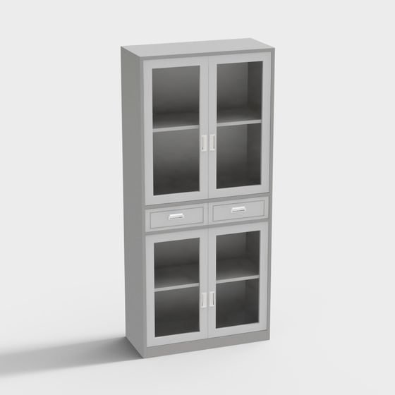 Modern Minimalist Bookshelf 3D model