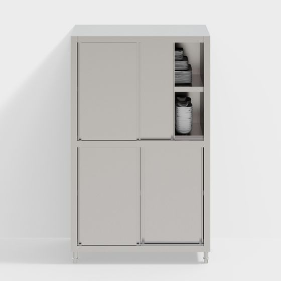 Modern Urban Storage Cabinet 3D model