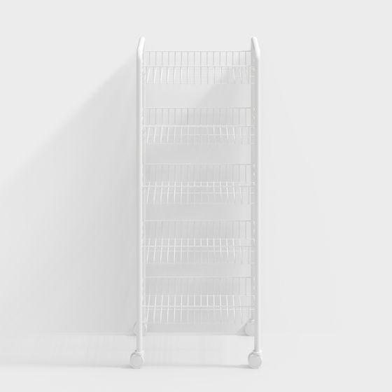 Futuristic Low-Poly Cart 3D model