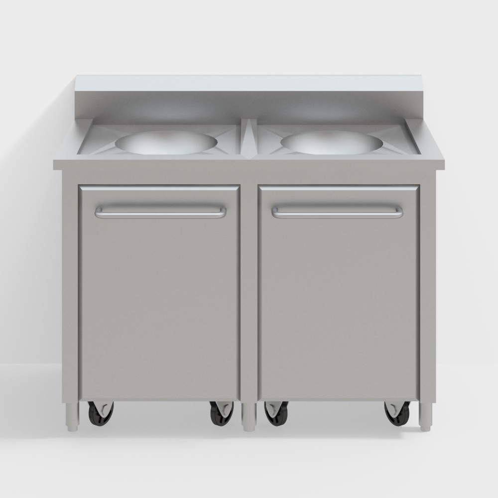 Modern rear kitchen rack