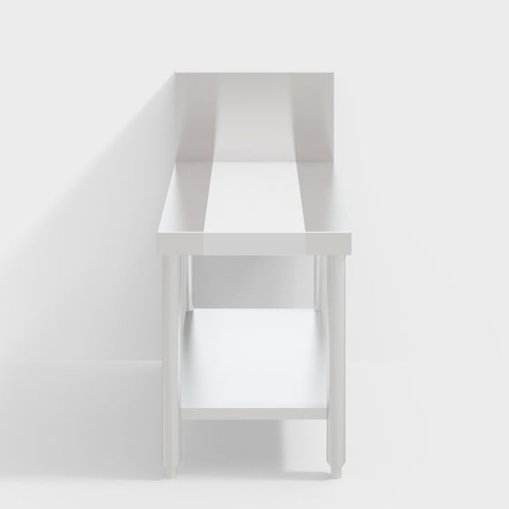 Minimalist Bookshelf 3D model
