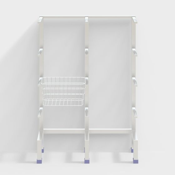 Minimalist Metal Hanger 3D Model