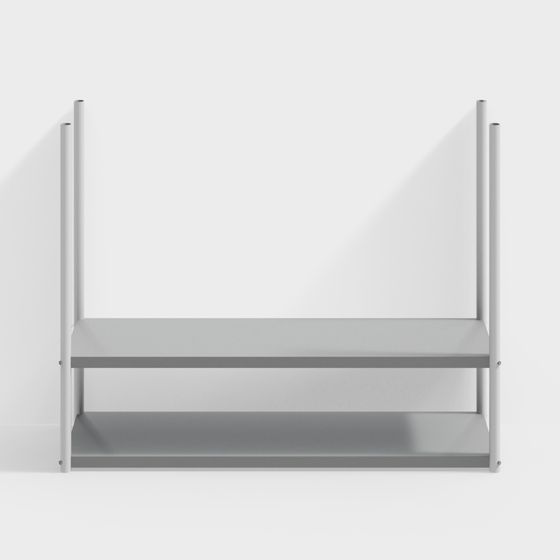 Modern Minimalist Bookshelf 3D model