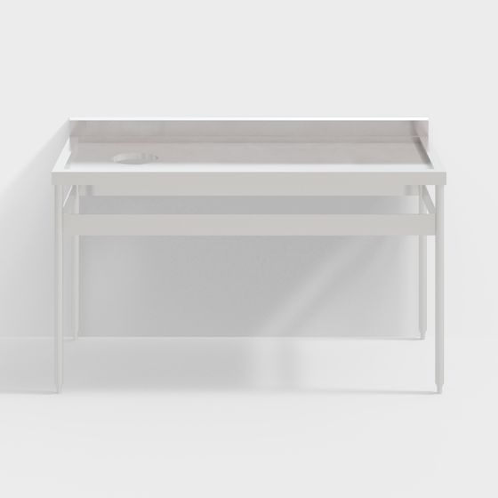 Minimalist Office Desk 3D model