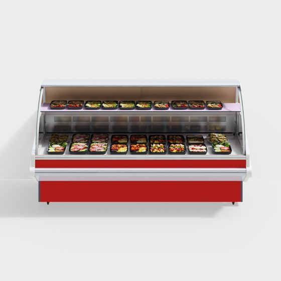 Fast Food Display Case 3D model