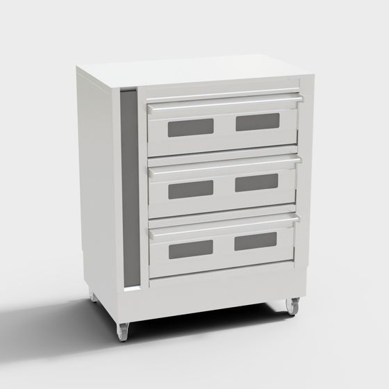 Modern Mobile Tool Cabinet 3D model
