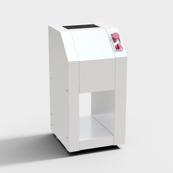 Minimalist Smart Trash Bin 3D model