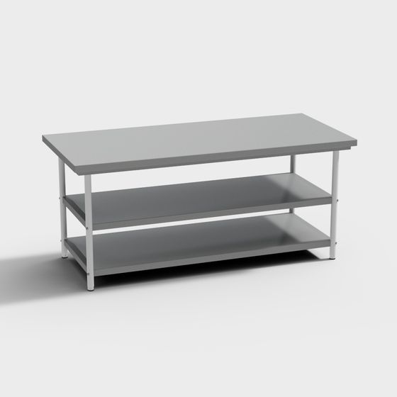 Industrial Workbench 3D model for Modern Design