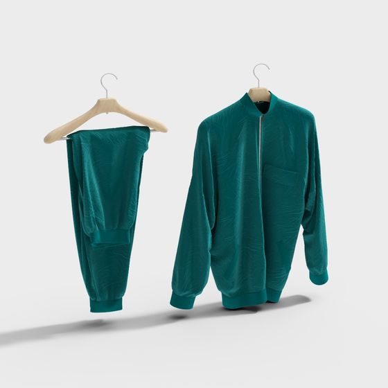 Modern Low-Poly Sportswear 3D Model