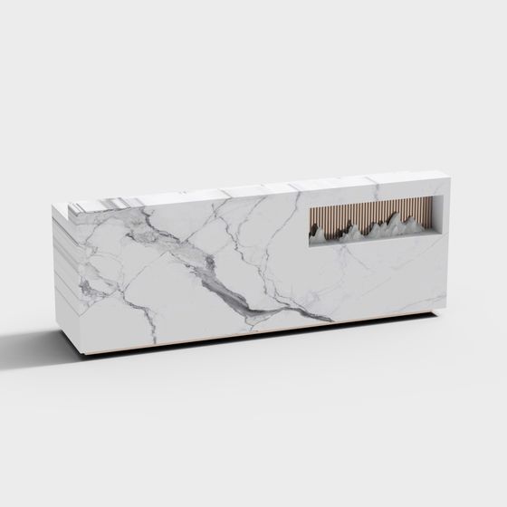 Marble TV Cabinet 3D model