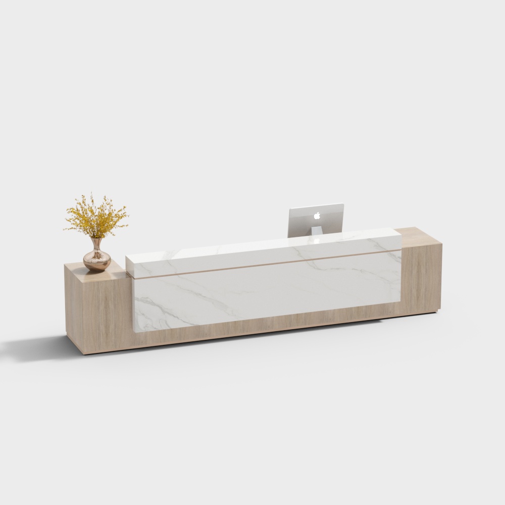 Bàn lễ tân salon làm đẹp