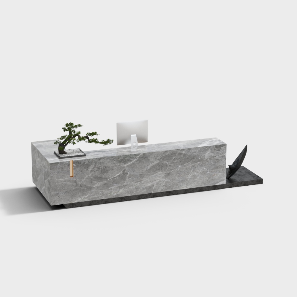 Modern office space front desk