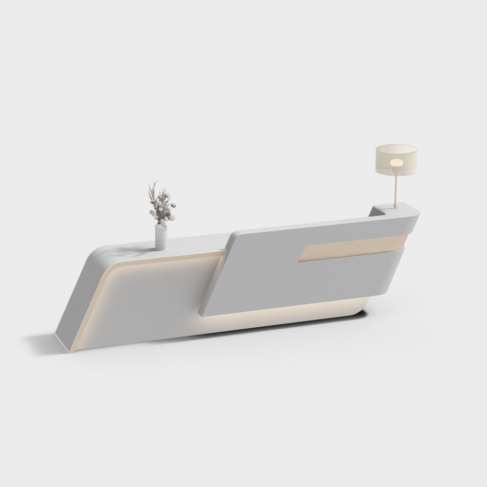 Modern office space front desk