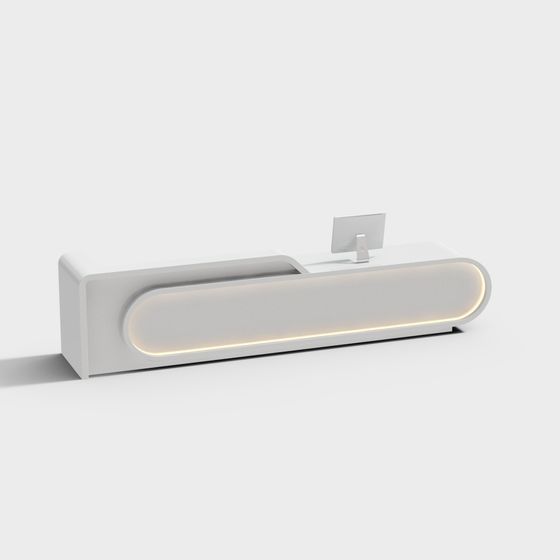 LightWave Reception Desk 3D model