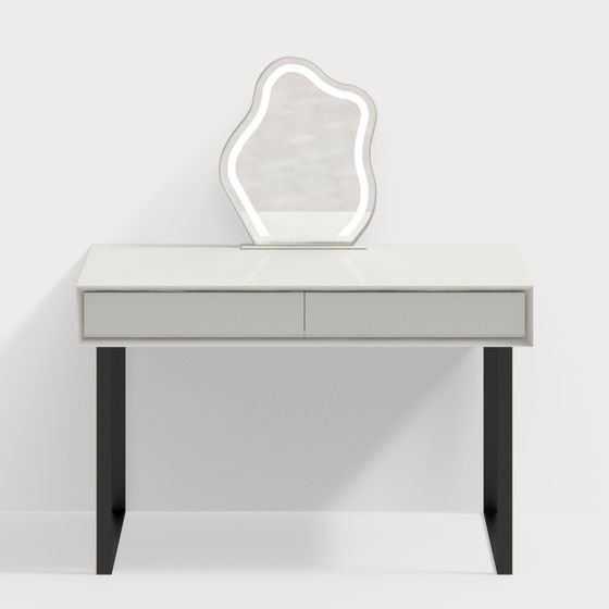 Modern Minimalist Vanity Table 3D model