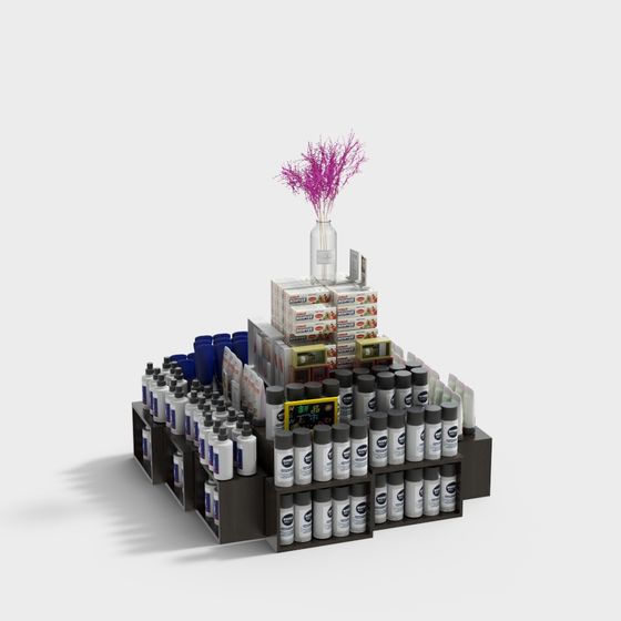 Cosmetic Display Stand 3D model