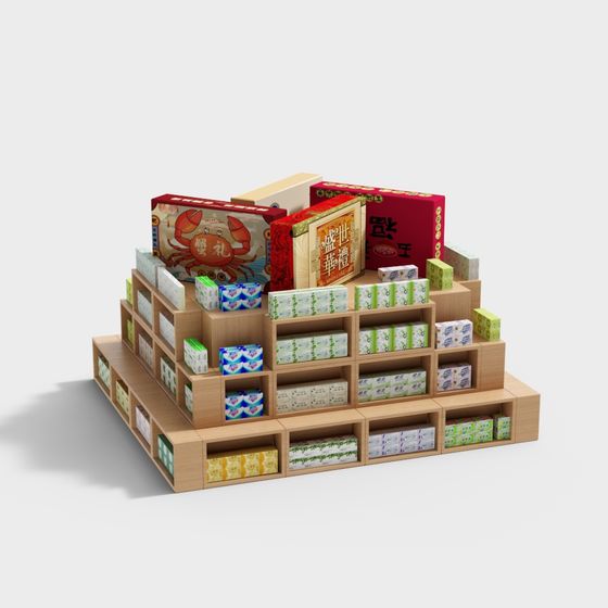 Oriental Shopping Corner 3D model