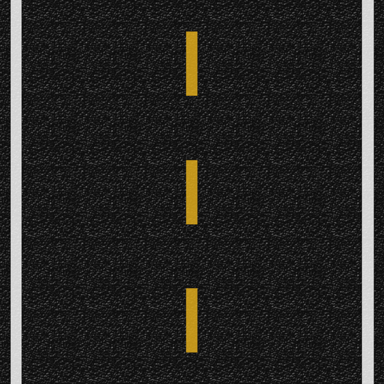 Road Flooring 3D Model in Black Finish