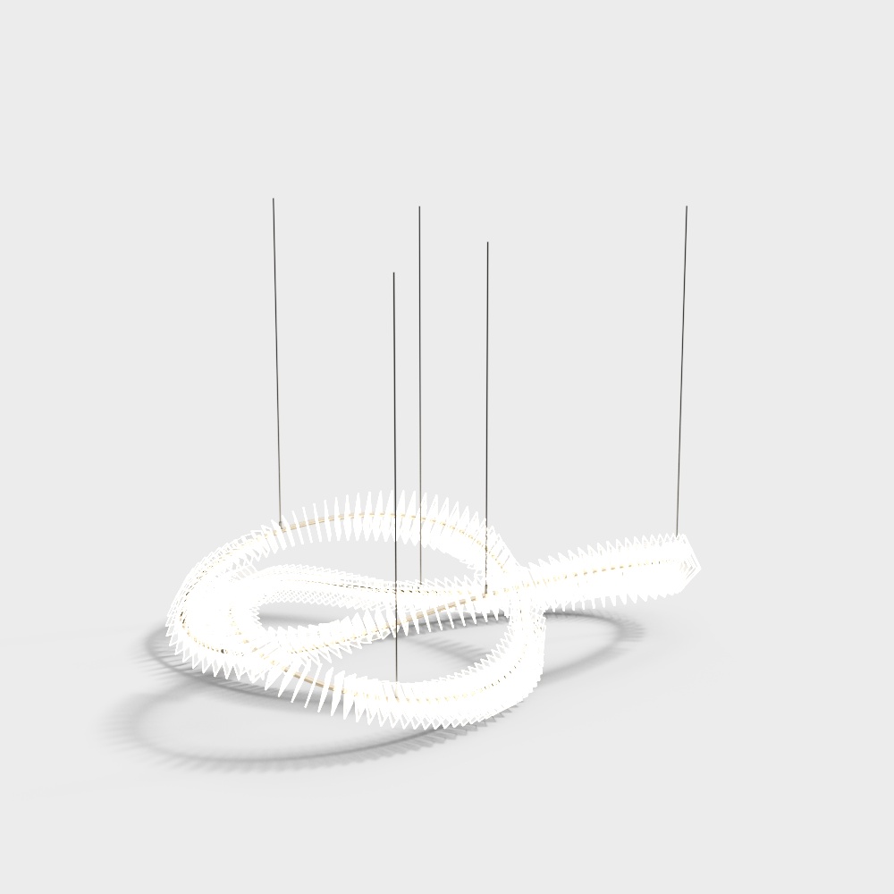 Hotel lobby art chandelier