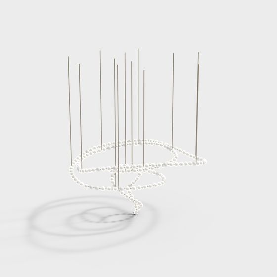 Abstract Geometric Sculpture 3D model