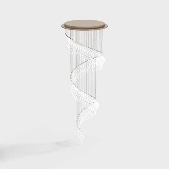 Sleek Woven Table 3D model