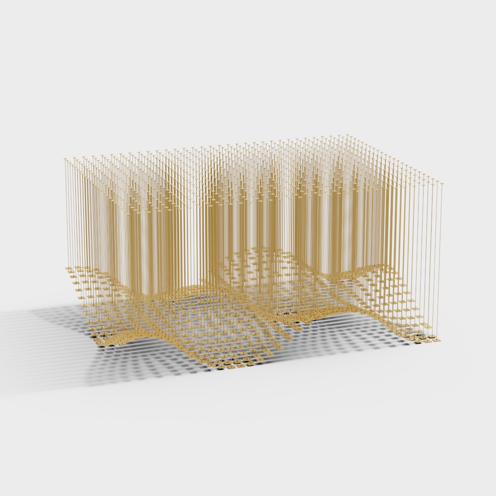 Office building lobby art chandelier