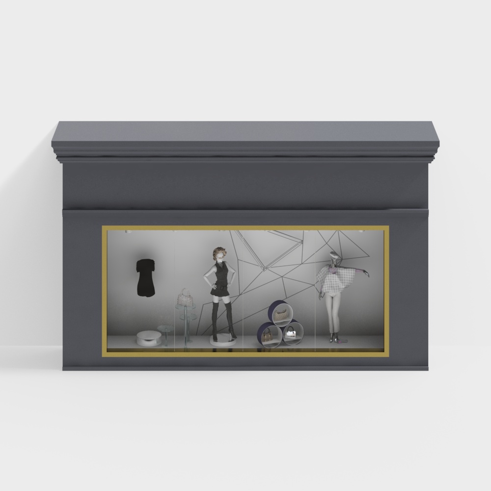 clothing store window