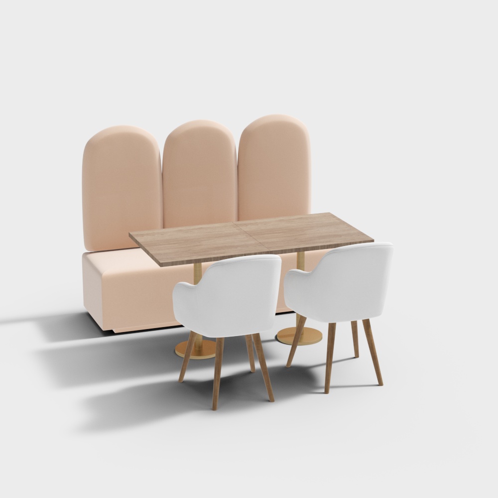 Cream style table and chair combination