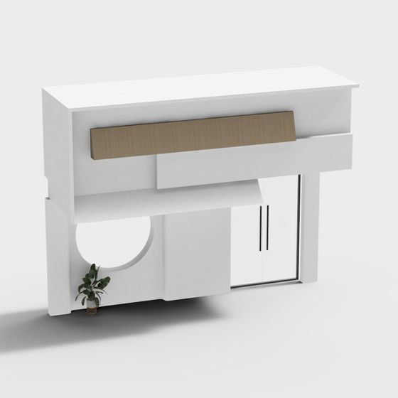 City Window Cabinet 3D model